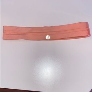lululemon headband neon orange